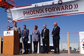 Phoenix Mayor Greg Stanton talks about Phoenix Forward, which will help with business retention and expansion.